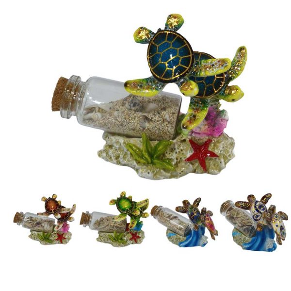 ΣΟΥΒΕΝΙΡ ΔΙΑΚΟΣΜΗΤΙΚΟ ΜΠΟΥΚΑΛΑΚΙ ΜΕ ΧΕΛΩΝΑΚΙΑ 3ΧΡΩΜ /7,6ΕΚ /ΣΥΣΚ6