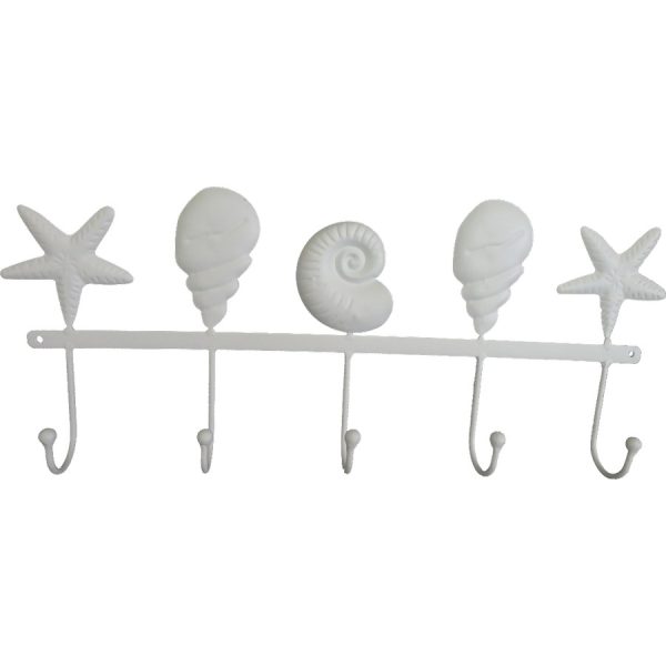 ΚΡΕΜΑΣΤΡΑ ΜΕΤΑΛ ΜΕ ΚΟΧΥΛΙΑ 5 ΘΕΣΕΩΝ ΛΕΥΚΟ /44Χ4,5Χ17,5ΕΚ