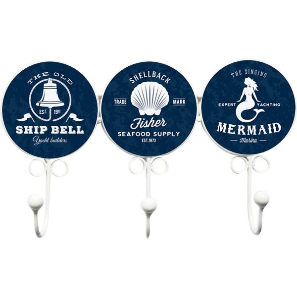 ΚΡΕΜΑΣΤΡΑ ΜΕΤΑΛ. ΜΕ ΓΟΡΓΟΝΑ 3ΘΕΣΕΙΣ/34Χ20Χ6ΕΚ