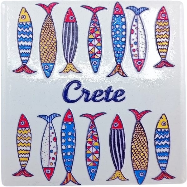 MAGNET FISH CRETE /7,5Χ7,5CM