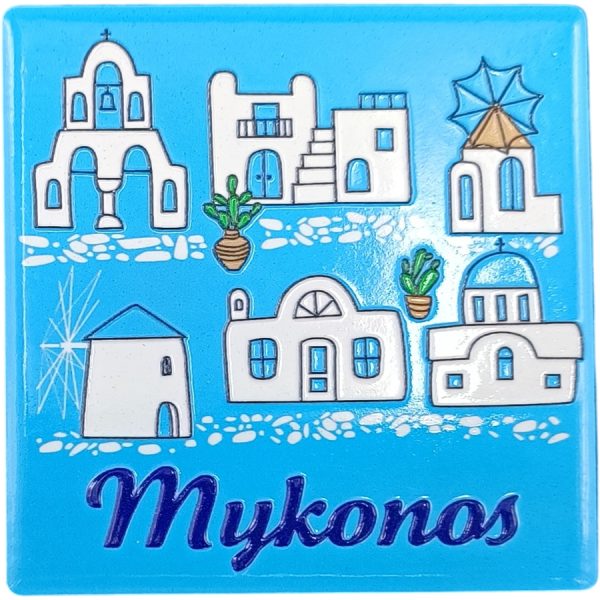 MAGNET WINDMILL MYKONOS /7,5Χ7,5CM