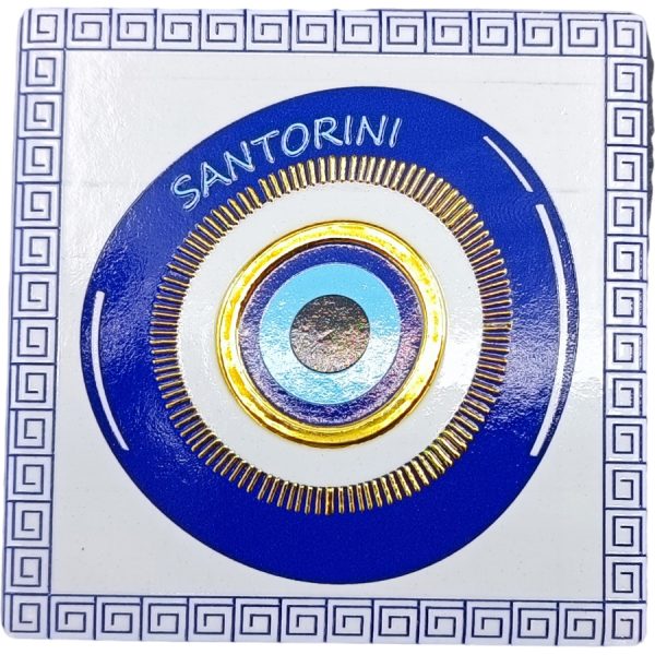 MAGNET EYE SANTORINI /7,5Χ7,5CM
