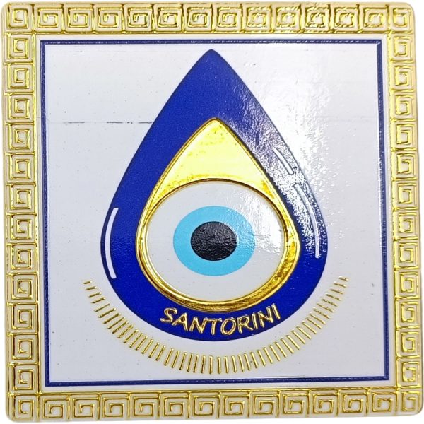 MAGNET EYE SANTORINI /7,5Χ7,5CM