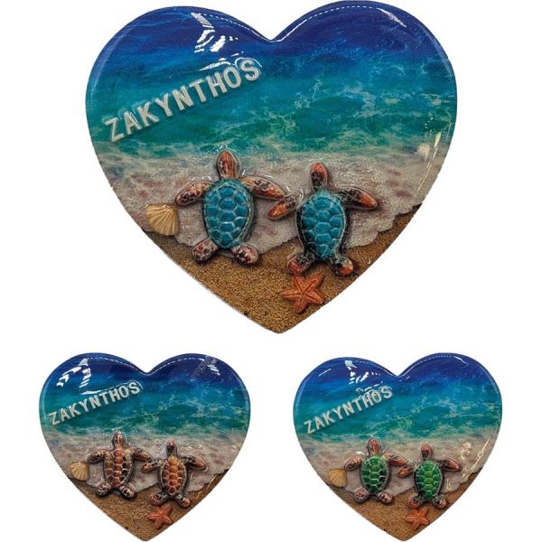 MAGNET HEART ZAKYNTHOS  7,5Χ6,5CM