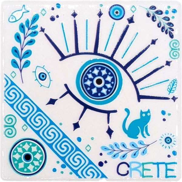 ΜΑΓΝΗΤΑΚΙ ΤΕΤΡΑΓ. ΜΑΤΑΚΙΑ ΚΑΙ ΜΑΙΑΝΔΡΟ ΚΡΗΤΗ /7,5Χ7,5ΕΚ /ΣΥΣΚ10