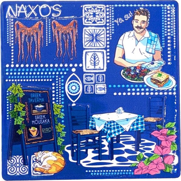 ΜΑΓΝΗΤΑΚΙ ΤΕΤΡΑΓ. ΤΑΒΕΡΝΑ ΝΑΞΟΣ /7,5Χ7,5ΕΚ /ΣΥΣΚ10