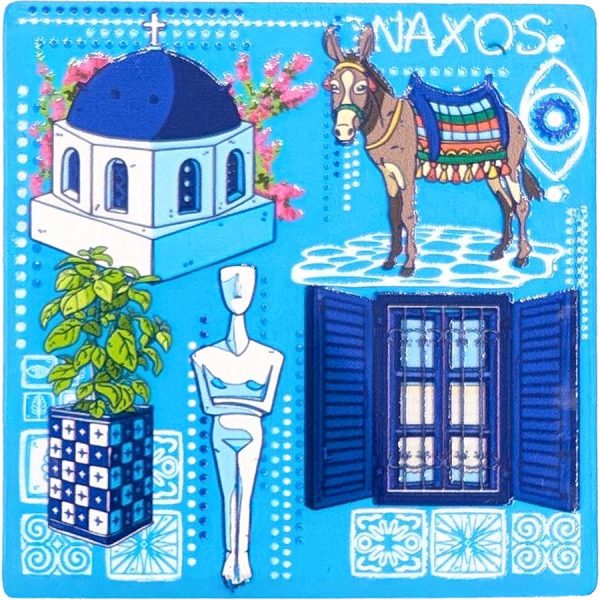 ΜΑΓΝΗΤΑΚΙ ΤΕΤΡΑΓ. ΓΑΙΔΟΥΡΑΚΙ ΝΑΞΟΣ /7,5Χ7,5ΕΚ /ΣΥΣΚ10