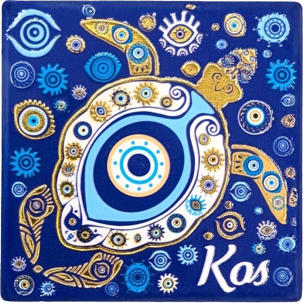 ΜΑΓΝΗΤΑΚΙ ΤΕΤΡΑΓ. ΧΕΛΩΝΑ ΚΑΙ ΜΑΤΑΚΙΑ ΚΩΣ ΧΡΥΣΟ /7,5Χ7,5ΕΚ /ΣΥΣΚ10