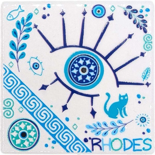 ΜΑΓΝΗΤΑΚΙ ΤΕΤΡΑΓ. ΜΑΤΑΚΙΑ ΚΑΙ ΜΑΙΑΝΔΡΟΣ ΡΟΔΟΣ /7,5Χ7,5ΕΚ /ΣΥΣΚ10