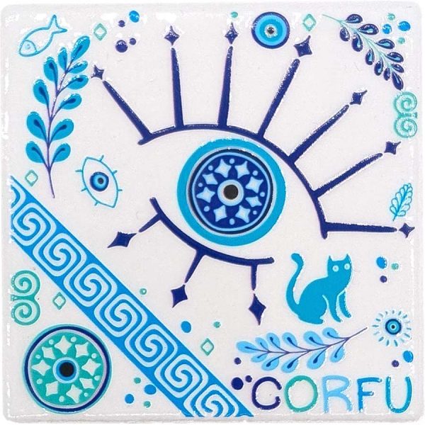 ΜΑΓΝΗΤΑΚΙ ΤΕΤΡΑΓ. ΜΑΤΙ ΚΑΙ ΜΑΙΑΝΔΡΟΣ ΚΕΡΚΥΡΑ /7,5Χ7,5ΕΚ /ΣΥΣΚ10