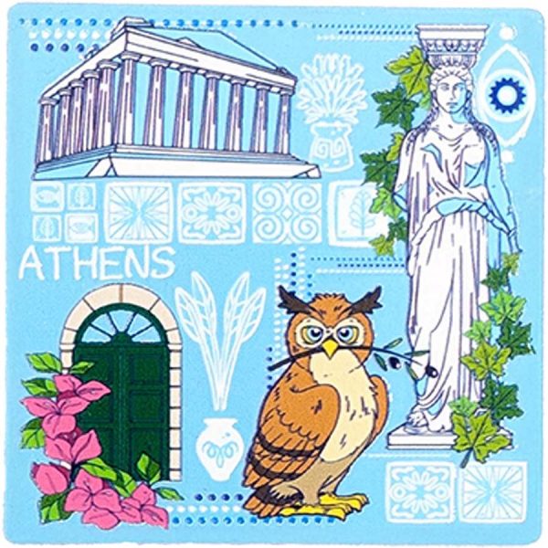 ΜΑΓΝΗΤΑΚΙ ΤΕΤΡΑΓ. ΠΑΡΘΕΝΩΝΑΣ ΑΘΗΝΑ /7,5Χ7,5ΕΚ /ΣΥΣΚ10