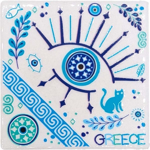 ΜΑΓΝΗΤΑΚΙ ΤΕΤΡΑΓ. ΜΑΤΙ ΚΑΙ ΜΑΙΑΝΔΡΟΣ GREECE /7,5Χ7,5ΕΚ /ΣΥΣΚ10