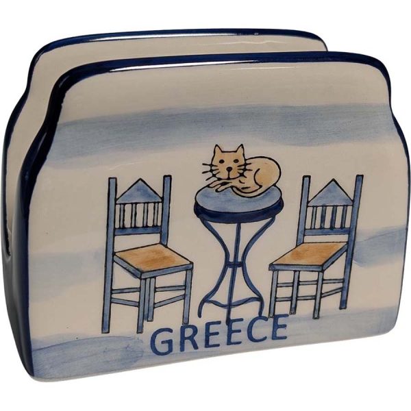 ΧΑΡΤΟΠΕΤΣΕΤΟΘΗΚΗ ΚΕΡΑΜ. ΓΑΤΑ ΣΕ ΤΡΑΠΕΖΑΚΙ /ΣΥΣΚ6