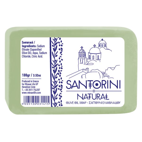 ΣΑΠΟΥΝΙ ΕΛΑΙΟΛΑΔΟΥ ΣΑΝΤΟΡΙΝΗ ΦΥΣΙΚΟ 100gr /ΣΥΣΚ24