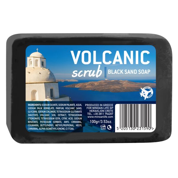 ΣΑΠΟΥΝΙ VOLCANIC scrub (λάβα ηφαιστείου) 100gr/ ΣΥΣΚ24