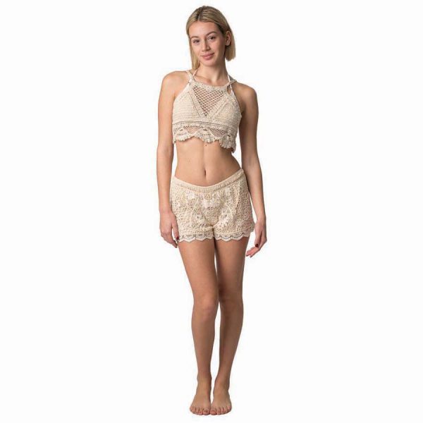 ΜΠΛΟΥΖΑΚΙ ΠΛΕΚΤΟ CROPPED ΜΠΕΖ