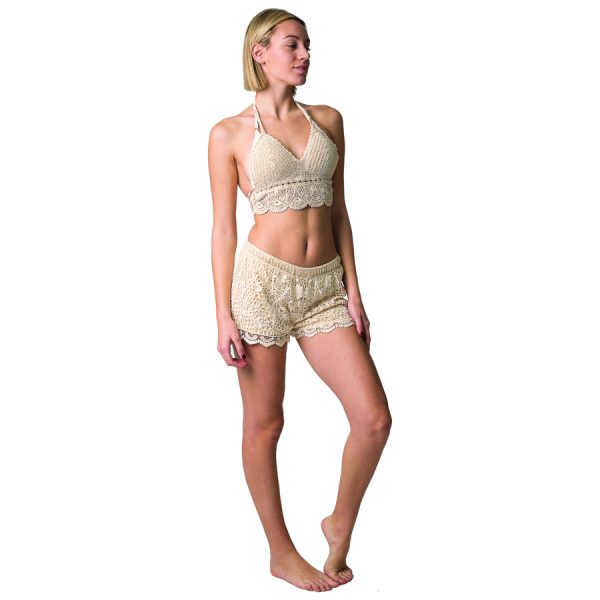 ΜΠΛΟΥΖΑΚΙ ΠΛΕΚΤΟ CROPPED ΜΠΕΖ