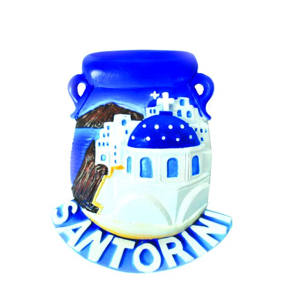 ΜΑΓΝΗΤΑΚΙ ΚΑΝΑΤΑ ΜΕ ΕΚΚΛΗΣΙΑ SANTORINI /ΣΥΣΚ10