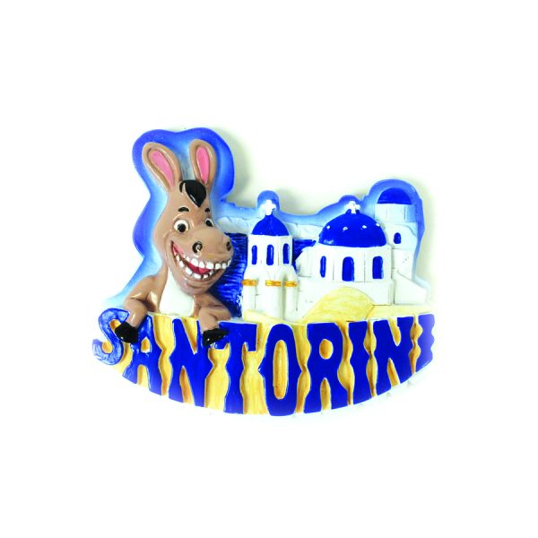 ΜΑΓΝΗΤΑΚΙ ΜΕ ΓΑΙΔΑΡΟ SANTORINI /ΣΥΣΚ10