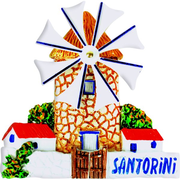 ΜΑΓΝΗΤΑΚΙ ΜΕ ΑΝΕΜΟΜΥΛΟ SANTORINI /ΣΥΣΚ10