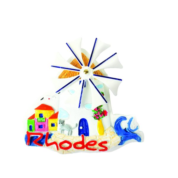 ΜΑΓΝΗΤΑΚΙ ΜΕ ΑΝΕΜΟΜΥΛΟ RHODES /ΣΥΣΚ10