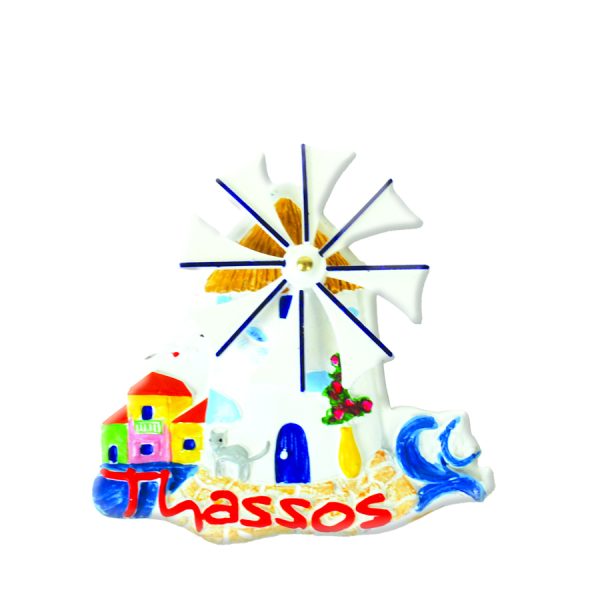 ΜΑΓΝΗΤΑΚΙ ΜΕ ΑΝΕΜΟΜΥΛΟ THASSOS /ΣΥΣΚ10