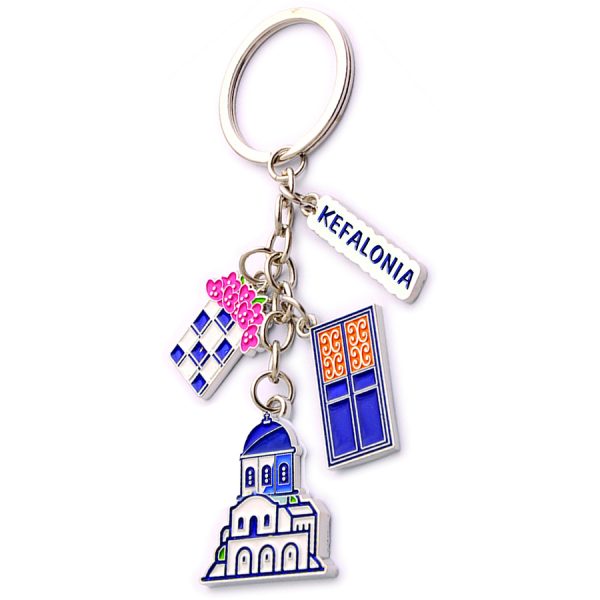 4 CHARM KEYCHAIN KEFALONIA