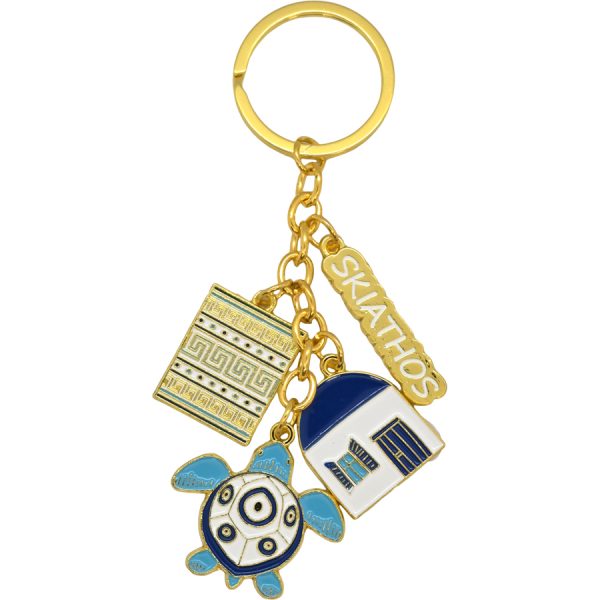 KEYRING TURTLE SKIATHOS