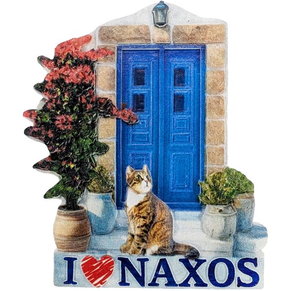 ΜΑΓΝΗΤΑΚΙ ΜΕ ΓΑΤΑ I LOVE NAXOS /ΣΥΣΚ10