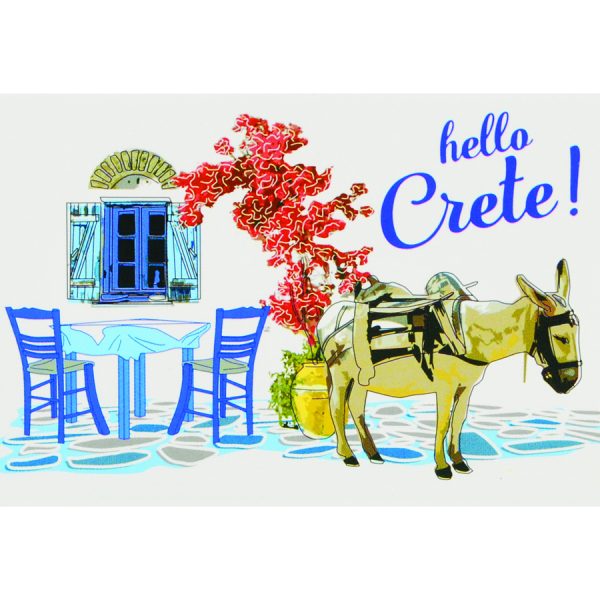 ΜΑΓΝΗΤΑΚΙ ΓΑΙΔΟΥΡΑΚΙ HELLO CRETE /5Χ8ΕΚ /ΣΥΣΚ10