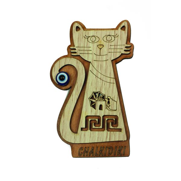 ΜΑΓΝΗΤΑΚΙ ΓΑΤΑΚΙ ΜΕ ΜΑΤΑΚΙ CHALKIDIKI /ΣΥΣΚ12