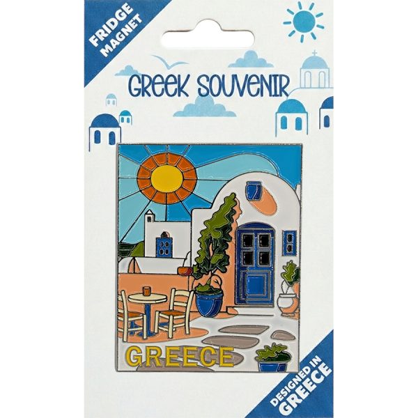 ΜΑΓΝΗΤΑΚΙ ΜΕ ΠΛΑΤΕΙΑ GREECE /5,6X7ΕΚ /ΣΥΣΚ10