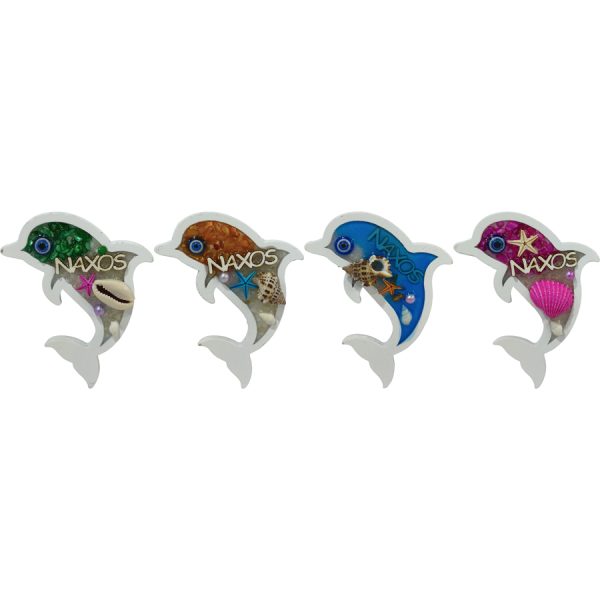 ΜΑΓΝΗΤΑΚΙ ΔΕΛΦΙΝΙ NAXOS 4ΣΧΕΔΙΑ  ΣΥΣΚ10