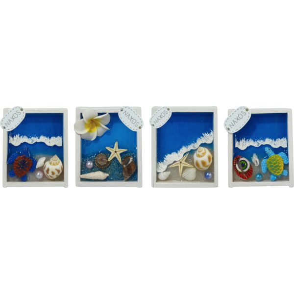 ΜΑΓΝΗΤΑΚΙ ΠΙΝΑΚΑΚΙ ΤΕΤΡΑΓ. NAXOS 5ΣΧΕΔΙΑ  ΣΥΣΚ10