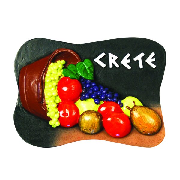 ΜΑΓΝΗΤΑΚΙ ΦΡΟΥΤΑ CRETE /ΜΑΥΡΟ /ΣΥΣΚ10