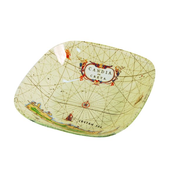 ΜΠΩΛ ΓΥΑΛΙΝΟ ΙΣΤΟΡΙΚΟΣ ΧΑΡΤΗΣ ΚΡΗΤΗ /15X15X4ΕΚ /ΣΥΣΚ6