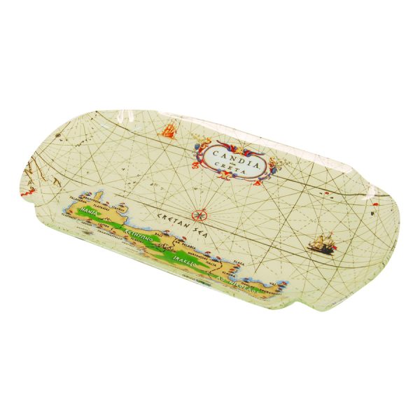 ΠΙΑΤΕΛΑ ΓΥΑΛΙΝΗ ΙΣΤΟΡΙΚΟΣ ΧΑΡΤΗΣ ΚΡΗΤΗ /24X14ΕΚ /ΣΥΣΚ6