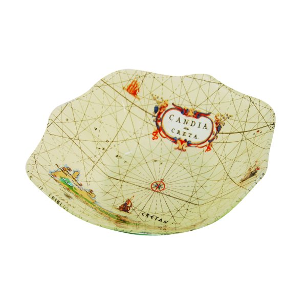 ΜΠΩΛ ΓΥΑΛΙΝΟ ΙΣΤΟΡΙΚΟΣ ΧΑΡΤΗΣ ΚΡΗΤΗ /17X17ΕΚ /ΣΥΣΚ10