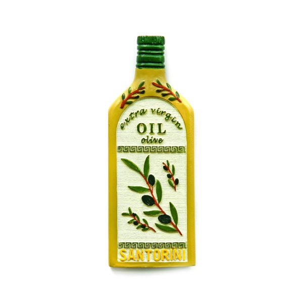 ΜΠΟΥΚΑΛΙ ΜΕ ΜΑΓΝΗΤΗ ΣΧΕΔΙΟ ΕΛΙΑ  ΠΟΛΥΕΣΤ "SANTORINI" /10EK /ΣΥΣΚ10