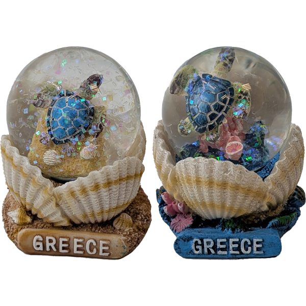 ΓΥΑΛΙΝΗ ΜΠΑΛΑ ΜΕ ΧΕΛΩΝΑ GREECE /5,5Χ5,5Χ6ΕΚ /ΣΥΣΚ12