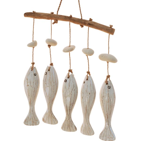 ΚΡΕΜΑΣΤΟ ΞΥΛ. ΜΕ 5 ΨΑΡΑΚΙΑ ΛΕΥΚΟ /26ΕΚ