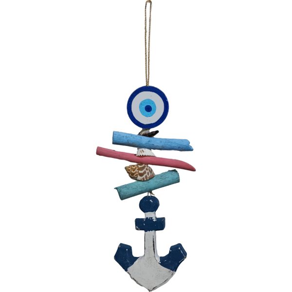 ΚΡΕΜΑΣΤΟ ΞΥΛ. ΜΕ ΜΑΤΙ ΚΑΙ ΑΓΚΥΡΑ /ΣΥΣΚ5