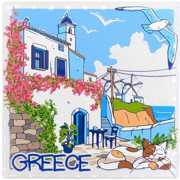 ΣΟΥΒΕΡ ΤΕΤΡΑΓ. ΤΟΠΙΟ ΝΗΣΙΟΥ GREECE /10,8Χ10,8ΕΚ /ΣΥΣΚ10