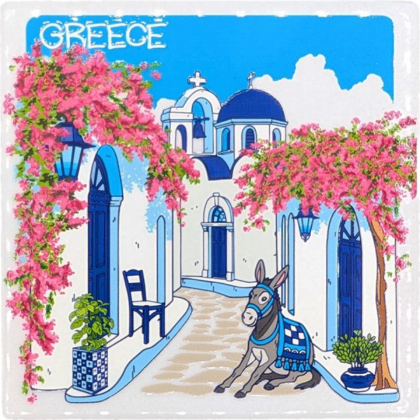 ΣΟΥΒΕΡ ΤΕΤΡΑΓ. ΣΩΚΑΚΙ ΜΕ ΓΑΙΔΟΥΡΑΚΙ GREECE /10,8Χ10,8ΕΚ /ΣΥΣΚ10