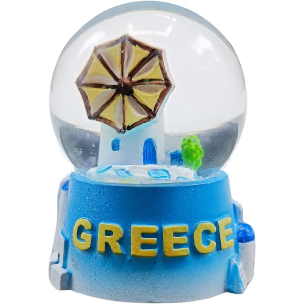 ΓΥΑΛΙΝΗ ΜΠΑΛΑ 'ΑΝΕΜΟΜΥΛΟΣ' GREECE /6ΕΚ /ΣΥΣΚ4