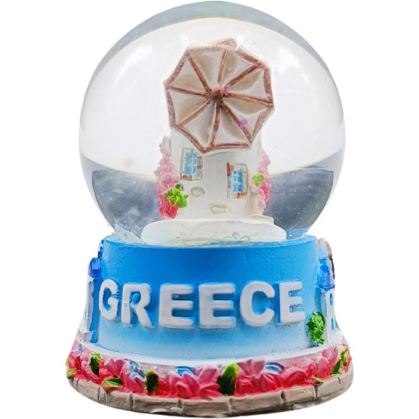 ΓΥΑΛΙΝΗ ΜΠΑΛΑ 'ΑΝΕΜΟΜΥΛΟΣ' GREECE /6ΕΚ /ΣΥΣΚ4