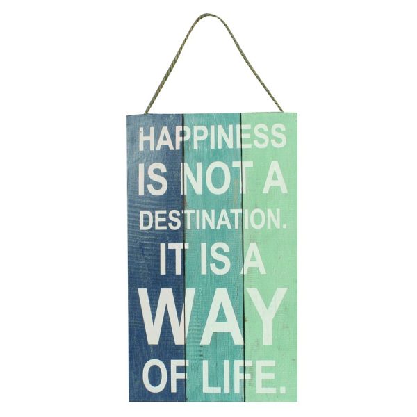 ΠΙΝΑΚΑΣ ΞΥΛ. "HAPPINESS" /30Χ50ΕΚ