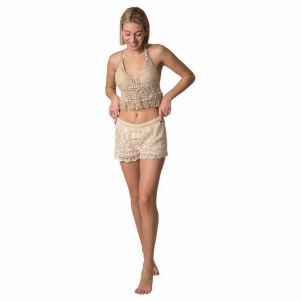 ΜΠΛΟΥΖΑΚΙ ΠΛΕΚΤΟ CROPPED ΜΠΕΖ /No.50