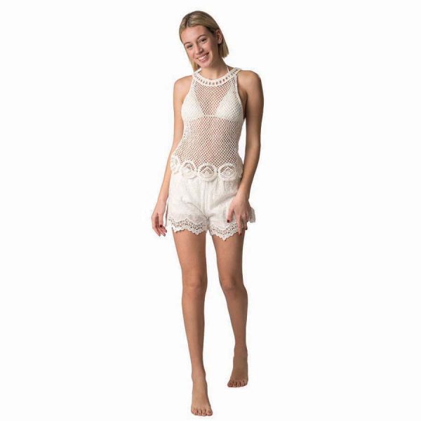 ΜΠΛΟΥΖΑΚΙ ΔΙΑΤΡΗΤΟ ΑΜΑΝΙΚΟ ΛΕΥΚΟ /ONE SIZE