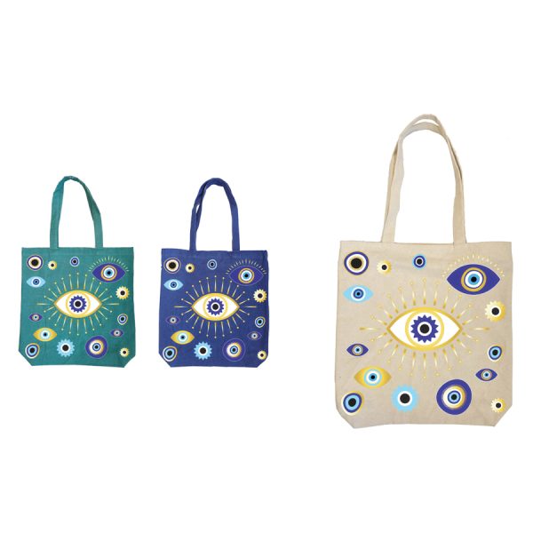 ΤΣΑΝΤΑ ΚΑΜΒΑΣ ΜΕ ΜΑΤΙΑ /43Χ43ΕΚ /ΣΥΣΚ6 /3ΧΡΩΜ